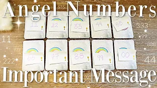 Angel Numbers & Their MESSAGES For You! (PICK A CARD)