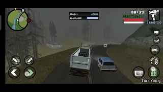 Gta San Andreas driving in extreme rainy weather