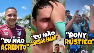 RAFAEL VEIGA CHORANDO EMOCIONANTE A REAÇÃO DOS JOGADORES CONVOCADOS PARA SELEÇÃO