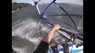 Jones Beach 8/15/23 Relaxed Windsurfing SLolum 130L Mistral Vision 4.7 Ezzy Columbia River