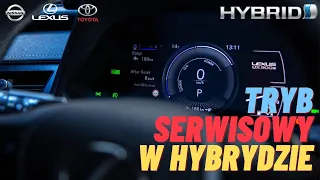 Jak uruchomić silnik spalinowy w hybrydzie (tryb serwisowy) [Hybryda Toyota, Lexus, Nissan]
