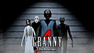 الهروب من عائلة الجدة المخيفة 😨! لعبة Granny 4 The Rebellion
