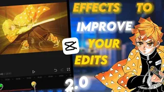 5 EFFECTS TO IMPROVE YOUR EDITS 2.0| Capcut 1K Sub Special⚡️