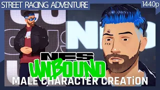 Need for Speed Unbound (2022) Male Character Creation - RTX 3070Ti (No commentary) 1440p