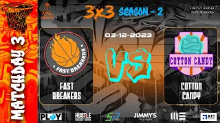 TAL Basketball | Bangalore | Season 2 | Fast Breakers vs Cotton Candy | Matchday 3 | 3.12.2023