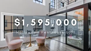Inside A $1,595,000 Luxury Hollywood Penthouse Loft!