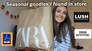 AUTUMN HAUL- WHAT'S NEW IN STORES | ZARA, URBAN OUTFITTERS, LUSH, ALDI