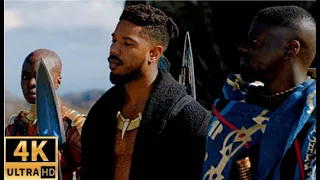 Киллмонгер развязывает войну 4К. Killmonger unleashes a war. Чёрная пантера Black Panther