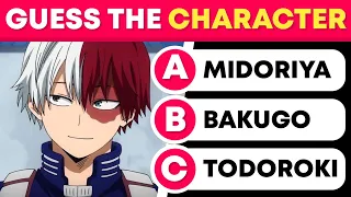 Can You Guess The My Hero Akademia Character❓ Anime Quiz 💢