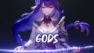 「Nightcore」→ GODS (Lyrics) by New Jeans | League Of Legends