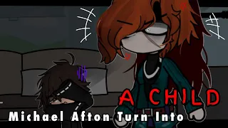 Michael Afton Turn Into A Child || Gacha Club Afton Family ||(remake)