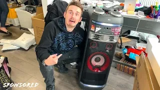 CHRISTMAS CAME EARLY! (CRAZY UNBOXING) LG XBOOM FAMILY!