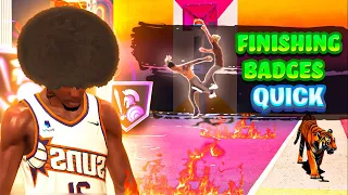 NBA 2K24 ARCADE EDITION SLASHING TUTORIAL + BEST FINISHING BADGES + CONTACT DUNKS