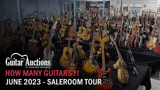 Saleroom Tour - June 2023 - Biggest Ever Guitar Auction !