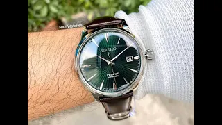 Seiko Presage Cocktail Green Leather - SRPD37J1