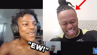 IShowSpeed Reacts To KSI Big Ass Forehead and Calls It Disgusting 😂