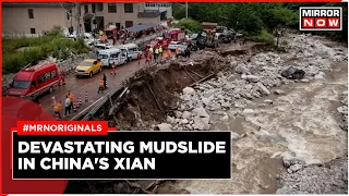 China Floods | Massive Mudslide in Xian City | 21 Dead, 6 Missing | Rescue Ops Underway | World News