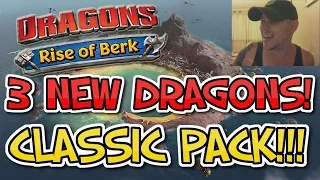 Dragons - Rise Of Berk #77: THREE NEW DRAGONS!!! CLASSIC PACK!!!