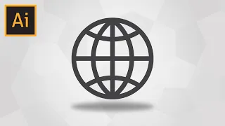 How To Draw A Globe Icon In Adobe Illustrator