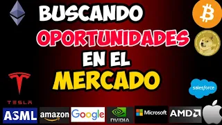 Seguiremos Cayendo! Oportunidades de Compra| BTC THE, SHIB, NVIDIA, AMZN, AMD, TSLA, TSM, AAPL, QQQ