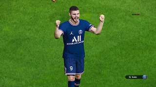 Paris Saint-Germain vs OGC Nice| Coupe de France| PES 21 Gameplay