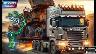 🚛Truckers of Europe 3 🚦v 0.45.2 UPDATE!!🛣️Mining Truck Chassis from Stuttgart to Airolo gameplay ✅