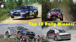 Rally Cars TOP 10 WRC Winners (Pure Sound) Full HD