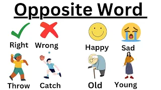 Learn Opposite Words in English | ইংরেজিতে বিপরীত শব্দ শিখুন |Kids Video #kids #abcd