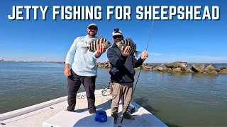 How To Fish Jetties For Sheepshead [Fishing Report]