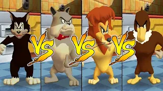 Tom and Jerry in War of the Whiskers Eagle Vs Lion Vs Butch Vs Spike (Master Difficulty)