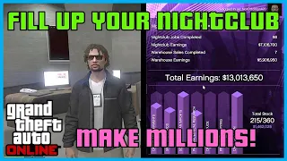 UPDATED | Fastest Way To Fill Up Nightclub Warehouse In GTA 5 Online | GTA 5 Online Tutorial