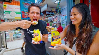 Costa Rican Street Food!! BEST FOOD + Markets in San Jose, Costa Rica!! 🇨🇷