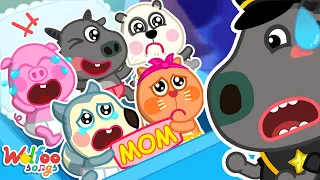Five Babies Got Lost At The Mall 🥺 Baby Care Song 🎶 Wolfoo Nursery Rhymes & Kids Songs