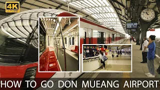 [NEW] HOW to go DON MUEANG airport from downtown Bangkok by MRT Red Line COMPLETE GUIDE