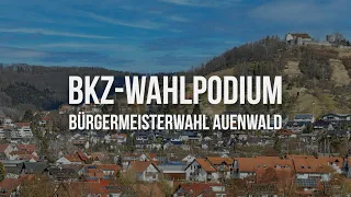 BKZ-Wahlpodium zur Bürgermeisterwahl in Auenwald