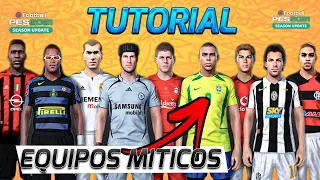 El MEJOR PARCHE de PES 2021 con TODOS LOS EQUIPOS MITICOS! // TUTORIAL "PATCH CLASSIC LEGENDS"