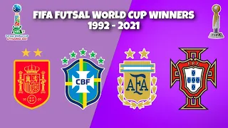 FIFA FUTSAL WORLD CUP WINNERS LIST 1992 - 2021