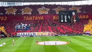 Galatasaray’ın Müthiş Koreografi Gösterisi Galatasaray Fenerbahçe Derbisinde
