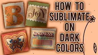 How To Sublimate On Dark Colors  | Using SubliFlex by Specialty Materials