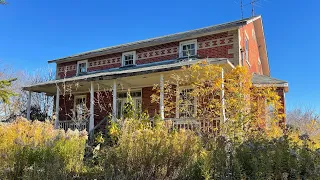 Abandoned Victorian farmhouse with many original features!