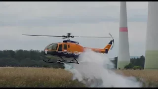 Fantastic XL RC Bo 105 with Smoke (4. Heli Scalemeeting Schöneck 2017)