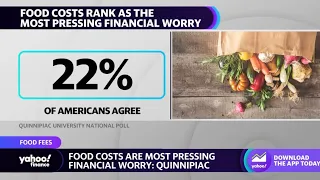 Persistent inflation in food prices proving to be Americans’ biggest financial worry