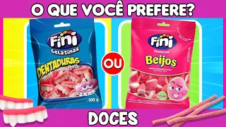 🔁 O QUE VOCÊ PREFERE? 🧁 EDIÇÃO: Doces | jogo das escolhas | qual doce você prefere?