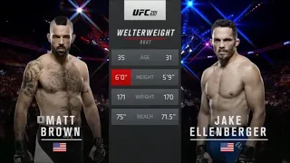 Matt Brown vs Jake Ellenberger