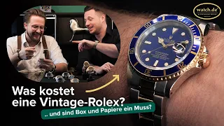 Was kostet eine Vintage-Rolex? I watch.de Review