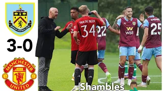 Burnley 3-0 Man United | Manchester United beaten home! Man United Vs Burnley closed doors friendly