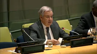 UN Chief Priorities for 2020 - Tensions, Climate Crisis, & Mistrust Endangering Progress (FULL)