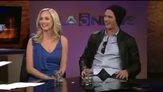 Steven R. McQueen & Candice Accola on Vampire Diaries Season Finale