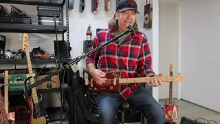 Nutbush City Limits- Tina Turner Cigar Box Guitar Cover by Mike Snowden