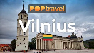 Walking in VILNIUS / Lithuania 🇱🇹 - 4K 60fps (UHD)